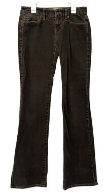 Ann Taylor Loft Corduroy Pants Low Rise Slim Boot Cut Brown Flare Women’s Size 2